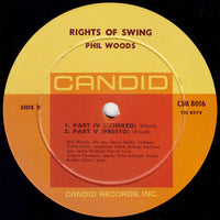 Phil Woods : Rights Of Swing (LP, Album, Mono)