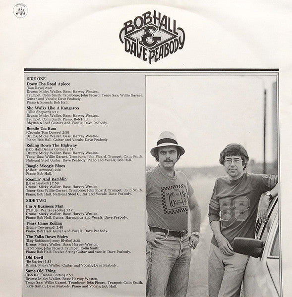 Bob Hall (3) & Dave Peabody : Down The Road Apiece (LP, Album)