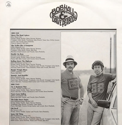 Bob Hall (3) & Dave Peabody : Down The Road Apiece (LP, Album)