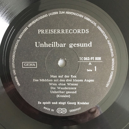 Georg Kreisler : Unheilbar Gesund (LP, Album)