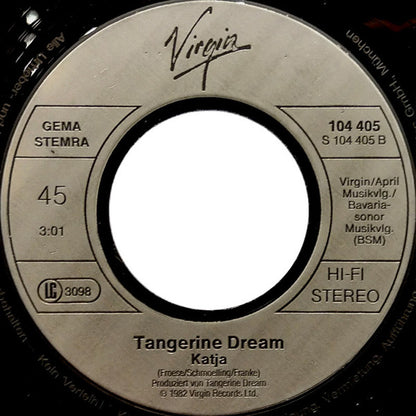 Tangerine Dream : Das Mädchen Auf Der Treppe (7", Single)