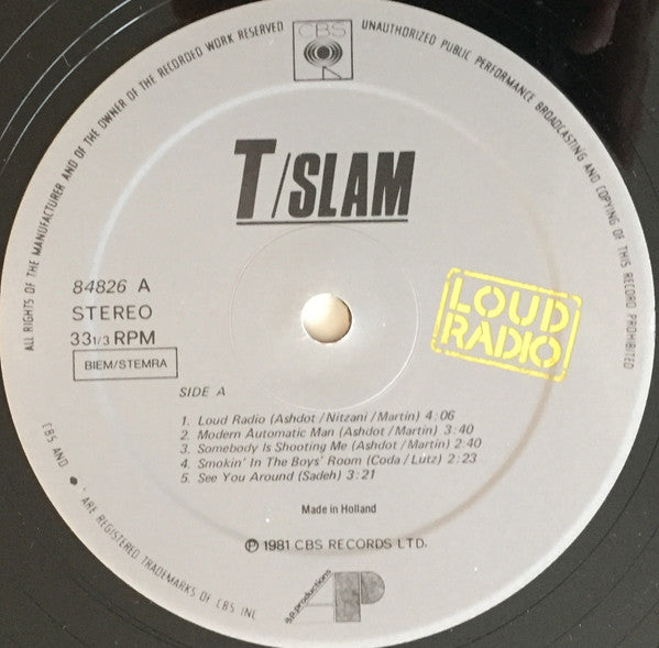 T/Slam* : Loud Radio (LP, Album)