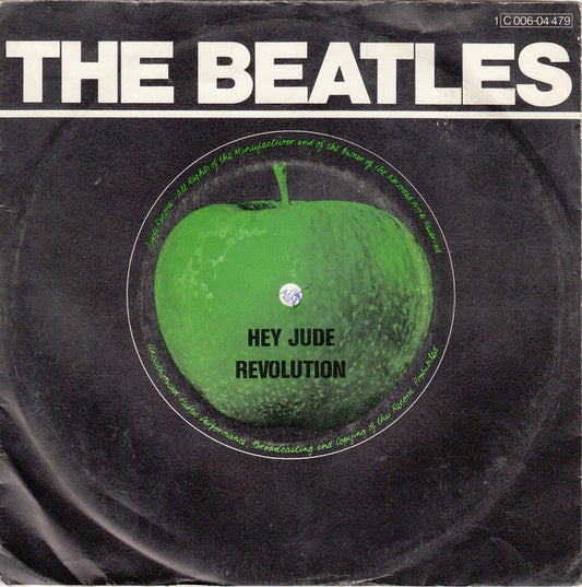 The Beatles : Hey Jude / Revolution (7", Single, RE)