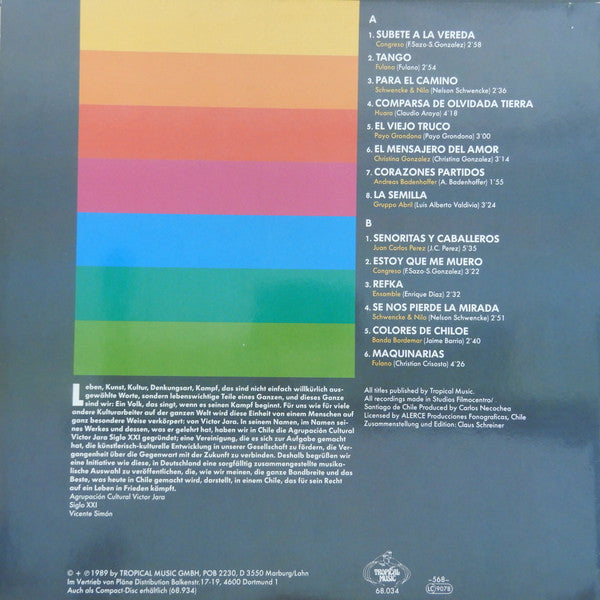 Various : Novedades De Chile (LP, Comp)