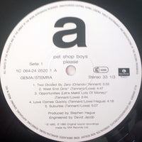 Pet Shop Boys : Please (LP, Album)