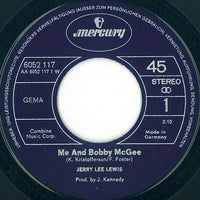 Jerry Lee Lewis : Me And Bobby McGee (7", Single)