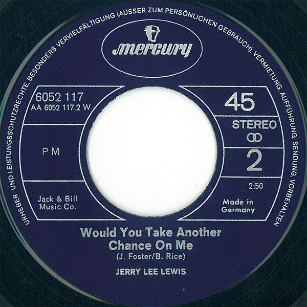 Jerry Lee Lewis : Me And Bobby McGee (7", Single)