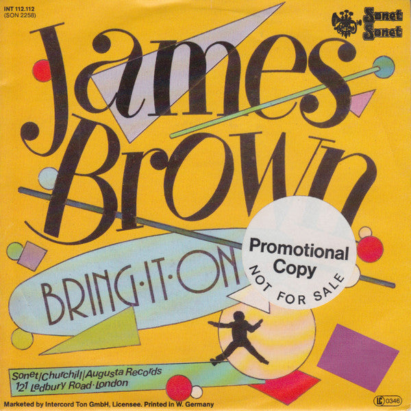 James Brown : Bring It On (7", Single)