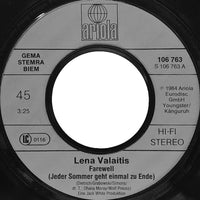 Lena Valaitis : Farewell (Jeder Sommer Geht Einmal Zu Ende) (7", Single)