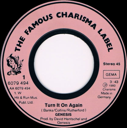 Genesis : Turn It On Again (7", Single)