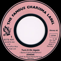 Genesis : Turn It On Again (7", Single)