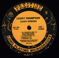 The Lucky Thompson Quartet : Lucky Strikes (LP, Album, RE)