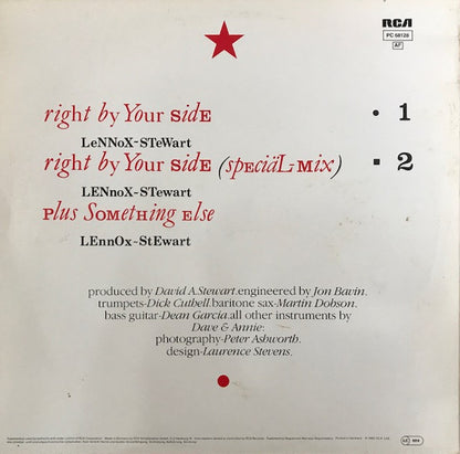 Eurythmics : Right By Your Side (12", Maxi)