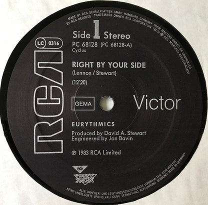 Eurythmics : Right By Your Side (12", Maxi)