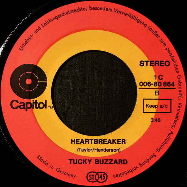 Tucky Buzzard : She's A Striker / Heartbreaker (7", Single)