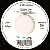 2 Unlimited : The Real Thing (7", Single)