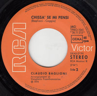Claudio Baglioni : E Tu... (7", Single)