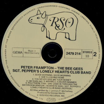 Various : Sgt. Pepper's Lonely Hearts Club Band (The Original Motion Picture Soundtrack) (2xLP, Album, Gat)