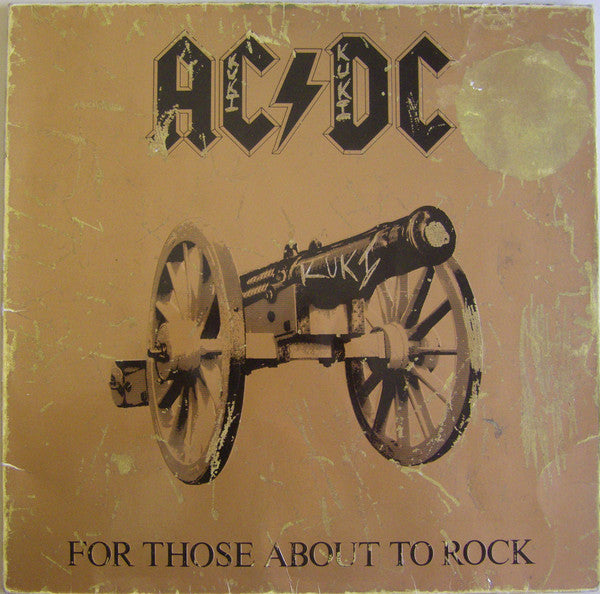 AC/DC : For Those About To Rock (We Salute You) (LP, Album, Gat)