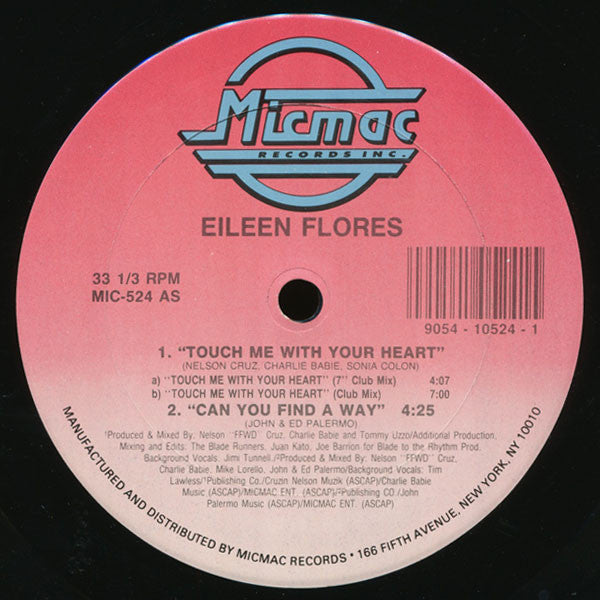 Eileen Flores : Touch Me With Your Heart (12", Single)