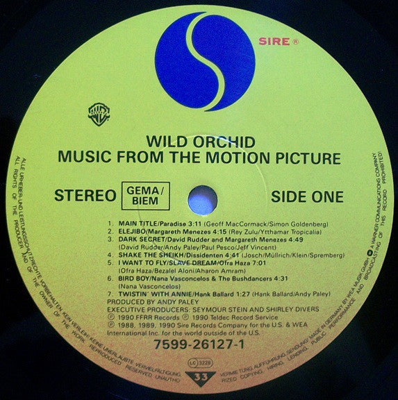 Various : Wild Orchid (Music From The Motion Picture) (LP, Comp)