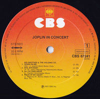 Janis Joplin : Joplin In Concert (2xLP, Album, RE, Sun)