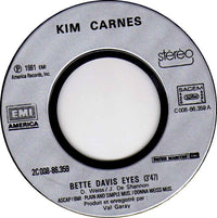 Kim Carnes : Bette Davis Eyes (7", Single)