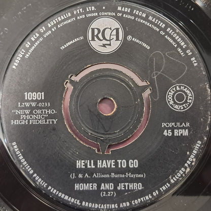 Homer And Jethro : Sink The Bismarck (7", Single)