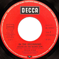 Frijid Pink : House Of The Rising Sun / Sing A Song For Freedom (7", Single)