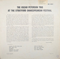 The Oscar Peterson Trio : At The Stratford Shakespearean Festival (LP, Album, Mono, RP, Ind)