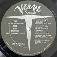 The Oscar Peterson Trio : At The Stratford Shakespearean Festival (LP, Album, Mono, RP, Ind)
