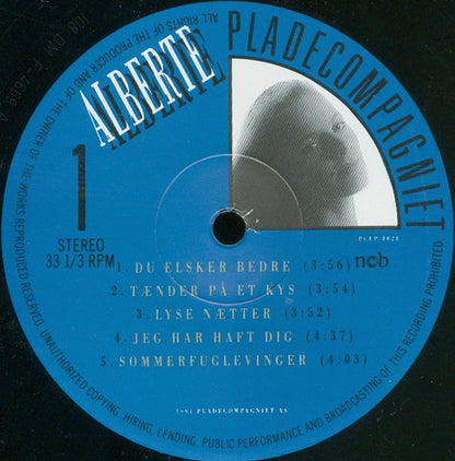 Alberte* : Lyse Nætter (LP, Album)