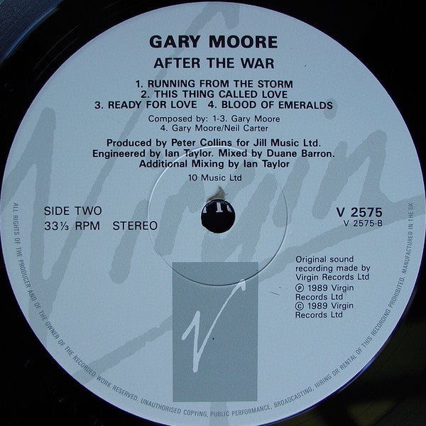 Gary Moore : After The War (LP, Album)