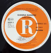 Gianna Nannini : Latin Lover (LP, Album, Clu)