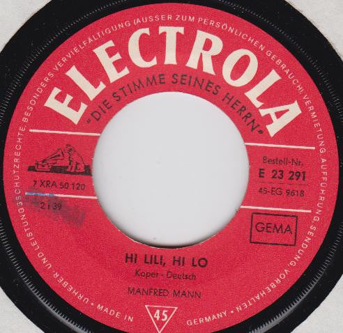 Manfred Mann : Hi Lili, Hi Lo / L.S.D. (7", Single)
