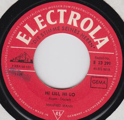 Manfred Mann : Hi Lili, Hi Lo / L.S.D. (7", Single)