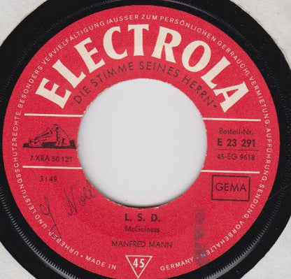 Manfred Mann : Hi Lili, Hi Lo / L.S.D. (7", Single)