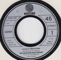The Spencer Davis Group : Living In A Back-Street (7", Single)