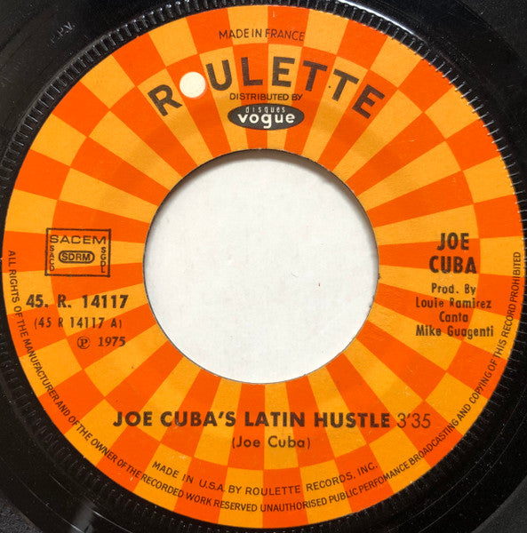 Joe Cuba : Joe Cuba's Latin Hustle / Ataca De Nuevo (7", Single)