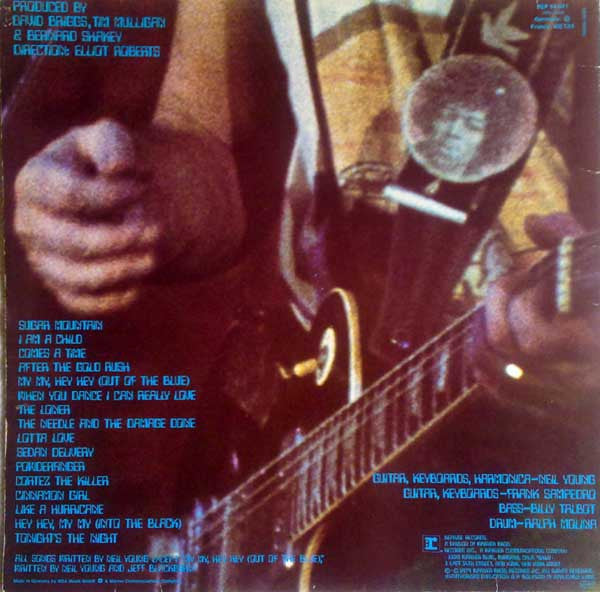 Neil Young & Crazy Horse : Live Rust (2xLP, Album, RE, Gat)