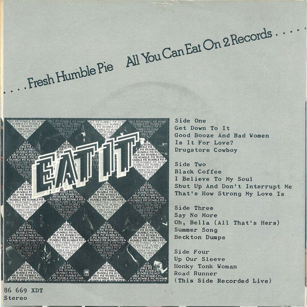 Humble Pie : Oh La De Da (7", Single)