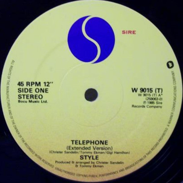 Style (4) : Telephone / Chain Reaction (12")