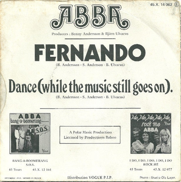 ABBA : Fernando (7", Single)