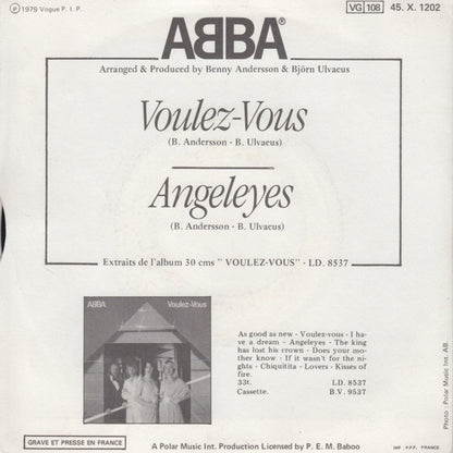 ABBA : Voulez-Vous / Angeleyes (7", Single)
