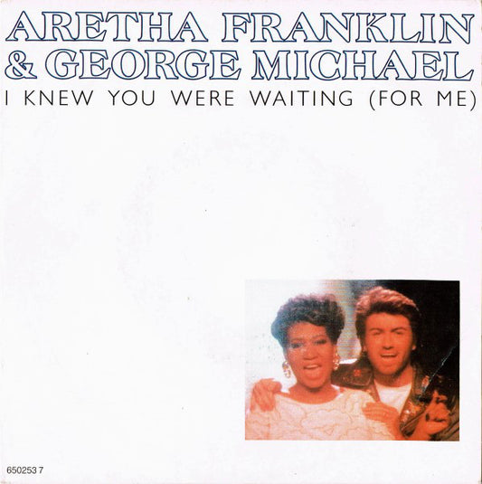 Aretha Franklin & George Michael : I Knew You Were Waiting (For Me) (7", Single)