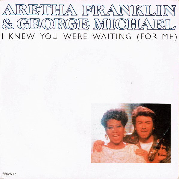Aretha Franklin & George Michael : I Knew You Were Waiting (For Me) (7", Single)