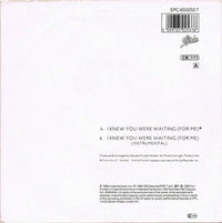 Aretha Franklin & George Michael : I Knew You Were Waiting (For Me) (7", Single)