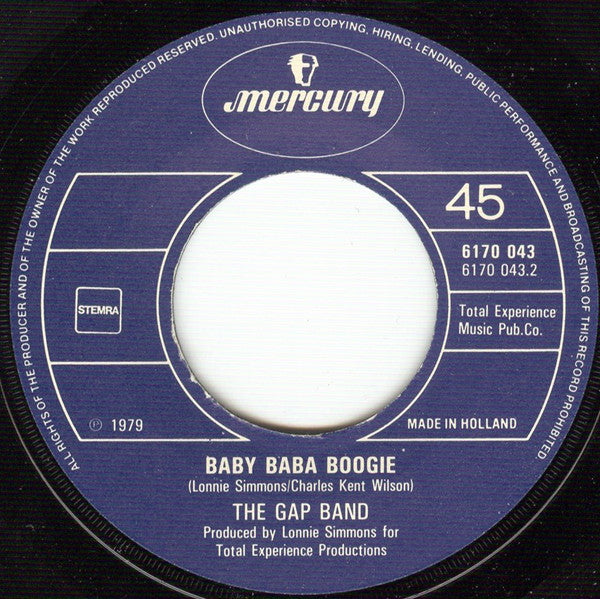 The Gap Band : Burn Rubber (Why You Wanna Hurt Me) (7", Single)