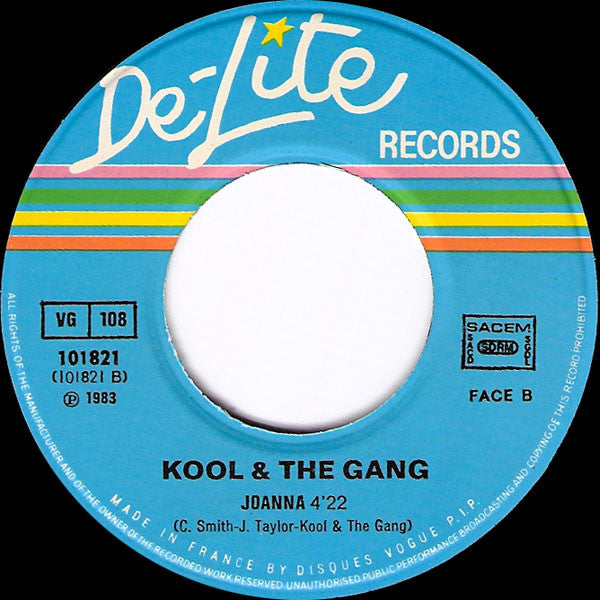 Kool & The Gang : Straight Ahead / Joanna (7", Single)