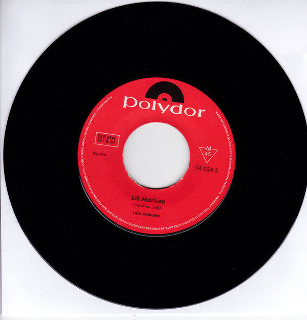 Lale Andersen : Lili Marleen (7", Mono, RE)